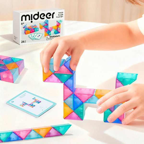 Розвивальна іграшка-головоломка Mideer Змійка 24 детали MD2357 фото