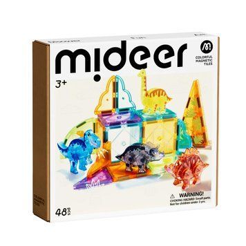 Дитячий магнітний конструктор Mideer  Пригоди Юрського періоду 48 деталей MD1499 фото