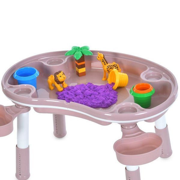 Дитячий столик зі стільчиком 2в1 Bambi Рожевий M6177-8 фото