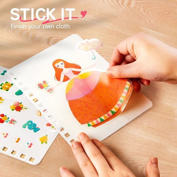 Книга для творчества и дизайна из ткани Mirola kids от Jar melo Сказочные принцессы MK95423 фото