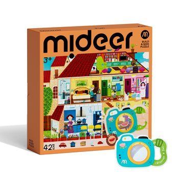 Дитячий пазл з лупою Midee Збери та шукай - Загадкова кімната 42 деталі MD2397 фото