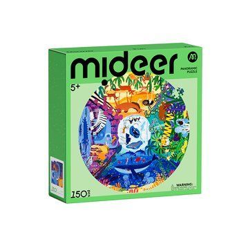 Панорамний круглий пазл Mideer "Тварини світу" 360&deg; 150 деталей MD2399 фото