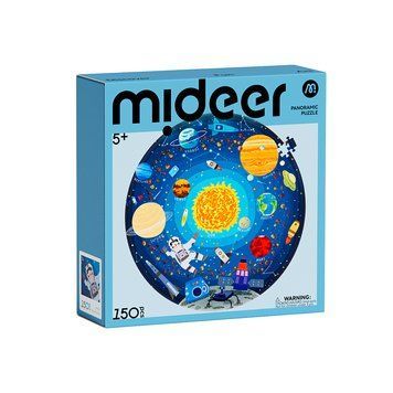 Панорамний круглий пазл Mideer "Мандруючи простором" 360&deg; 150 деталей MD2400 фото