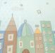 Дитячий двосторонній розвиваючий  складний термокилимок для повзання POPPET "Сплячі малюки та Чарівне місто", 150х180x1 см PP011-150 фото 7