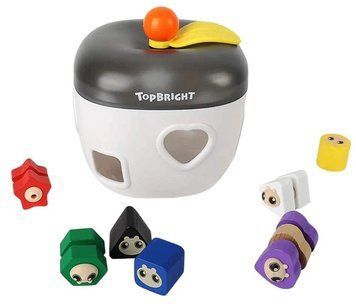 Дитячий развиваючий сортер TopBright Яблуко 9 деталей 121009 фото