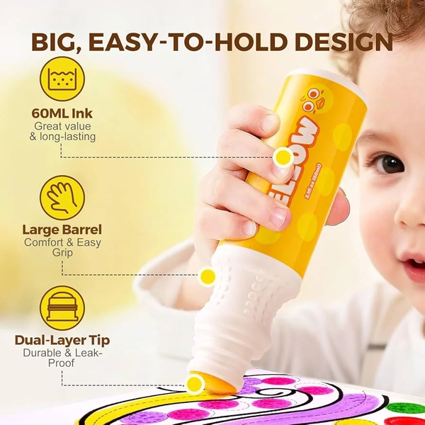 Точковий живопис Jar Melo 8 кольорів Dot Painting JA94730 фото