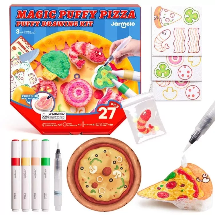 Meliojoy Pizza Delivery 3個セット ᐈКупить Творческий набор Волшебная Пицца MAGIC PUFFY PIZZA от Jar