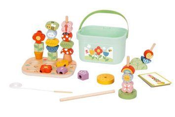 Деревянный развивающий набор 7в1 Tooky Toy Волшебный сад Монтессори TP517 фото