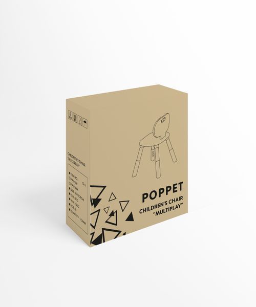 Детский стул "Мультиплей Роуз" POPPET PP-011RM фото