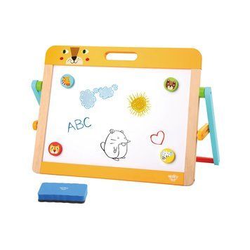 Дерев'яний двосторонній настільний мольберт Tooky Toy "Tabletop Easel" з аксесуарами TL112  фото