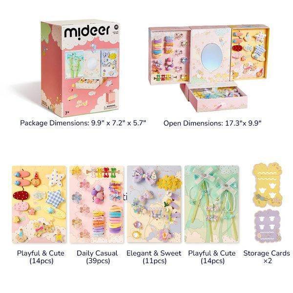 Подарочная коробка с заколками для волос Mideer &ndash; Звездный шарм MD1697 фото