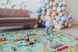 Дитячий двосторонній розвиваючий складний термокилимок для повзання POPPET "Транспорт та Зоольотчики", 200х180x1 см см PP005-200 фото 13