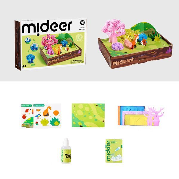 Научно-познавательный набор Mideer Выращивание кристаллов Лесная сказка MD1715 фото