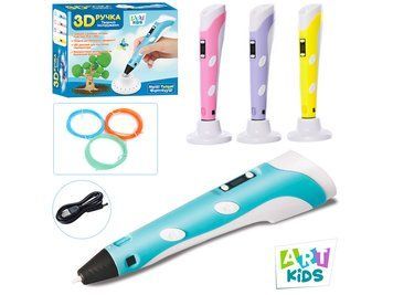 Детская 3D-ручка Желтая ART Kids, 19см AK 0010у фото