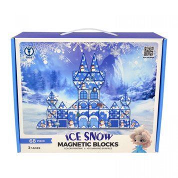 Магнитный конструктор DIGE Ледяной замок (Ice Snow) 68 деталей 4404 фото